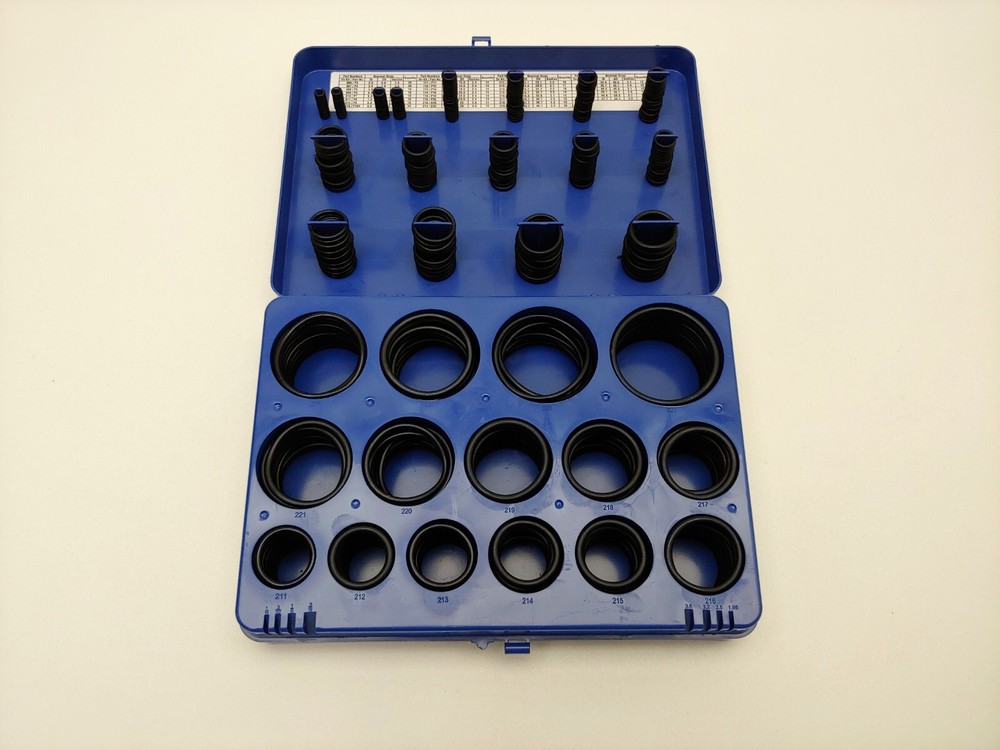 397 Metric O-Ring Assortment Set Assorted Sizes Orings 30 Different Sizes, Case