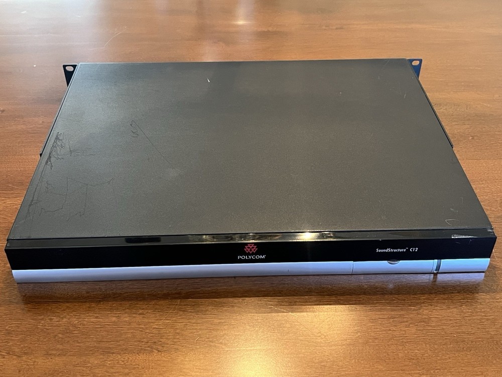 Polycom SoundStructure C12 DSP 12x12 Audio Processor + PSTN Module – Tested