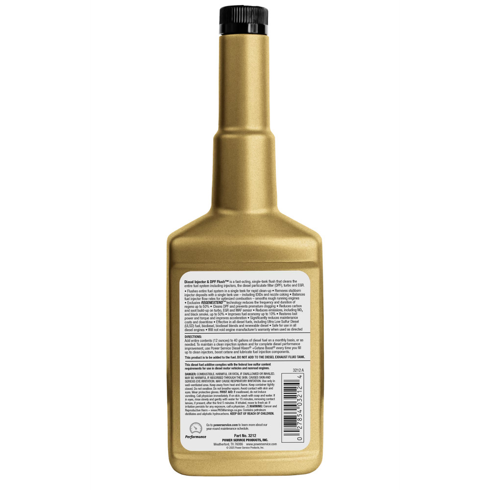(2 pack) Diesel Injector & DPF Flush 12-OZ