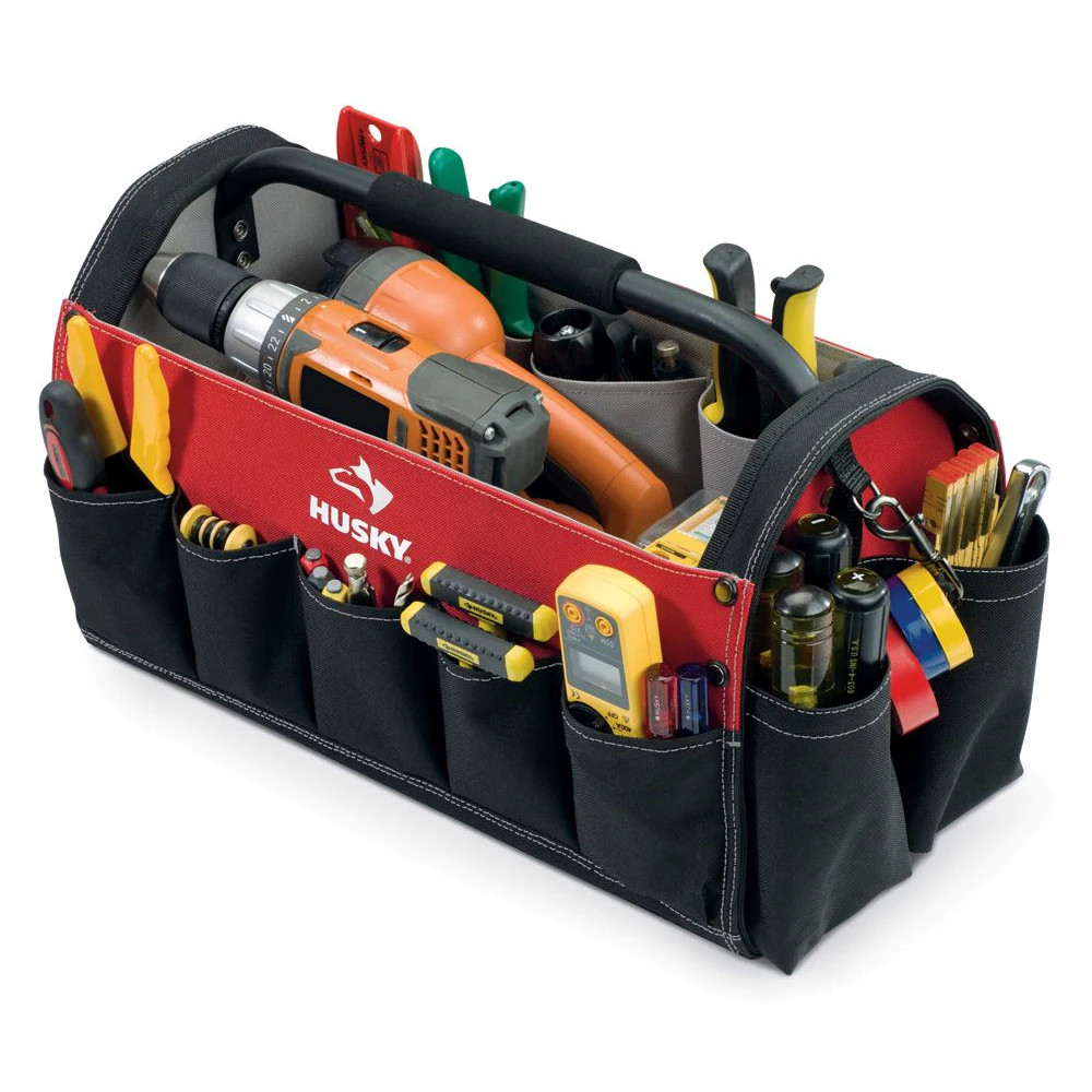 HUSKY CANADA 17-inch Open Tool Tote