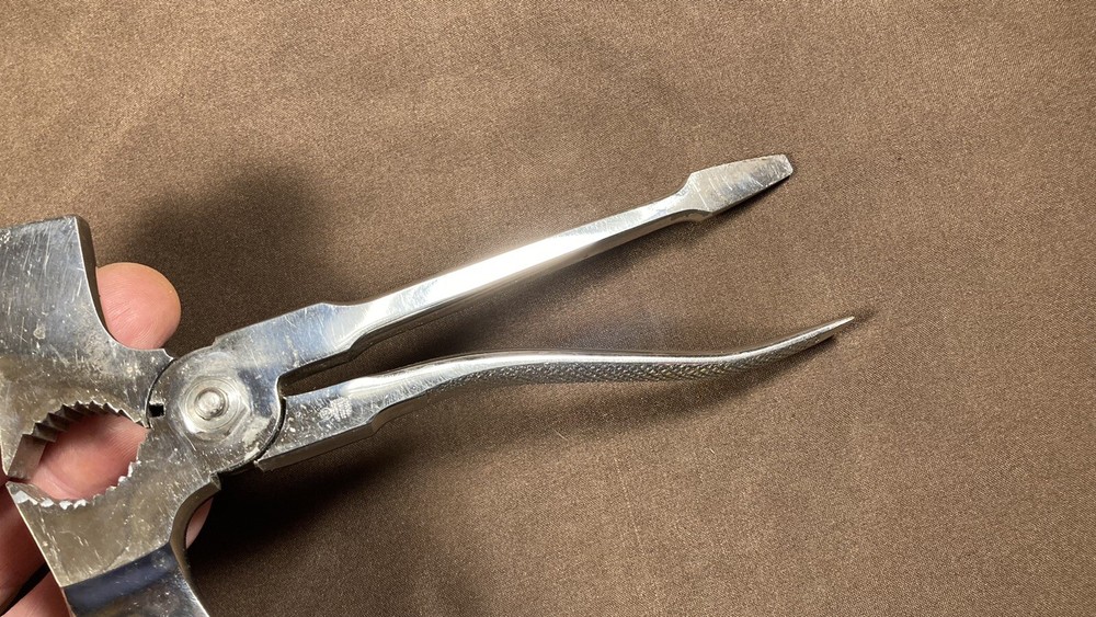 Antique Solingen Germany Nut Cracker Knife Cutter Splitter Tool