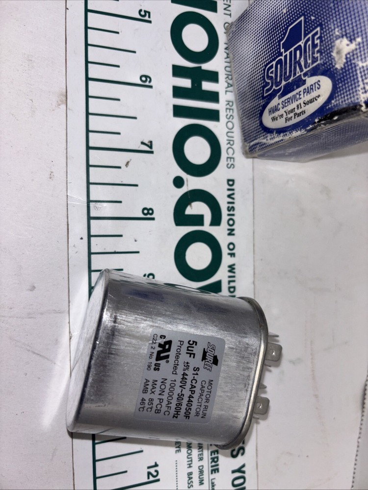SOURCE1 S1-CAP44050F MOTOR RUN OVAL CAPACITOR