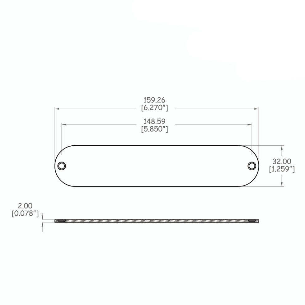 Solo Pro Tele Control Plate Blank