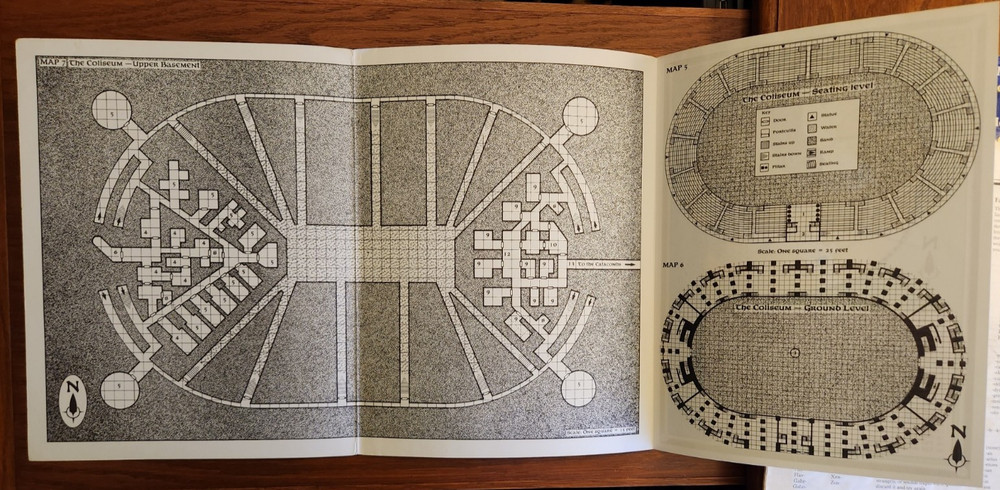 DDA1 Arena of Thyatis module D&D adventure TSR Basic Dungeons & Dragons BECMI