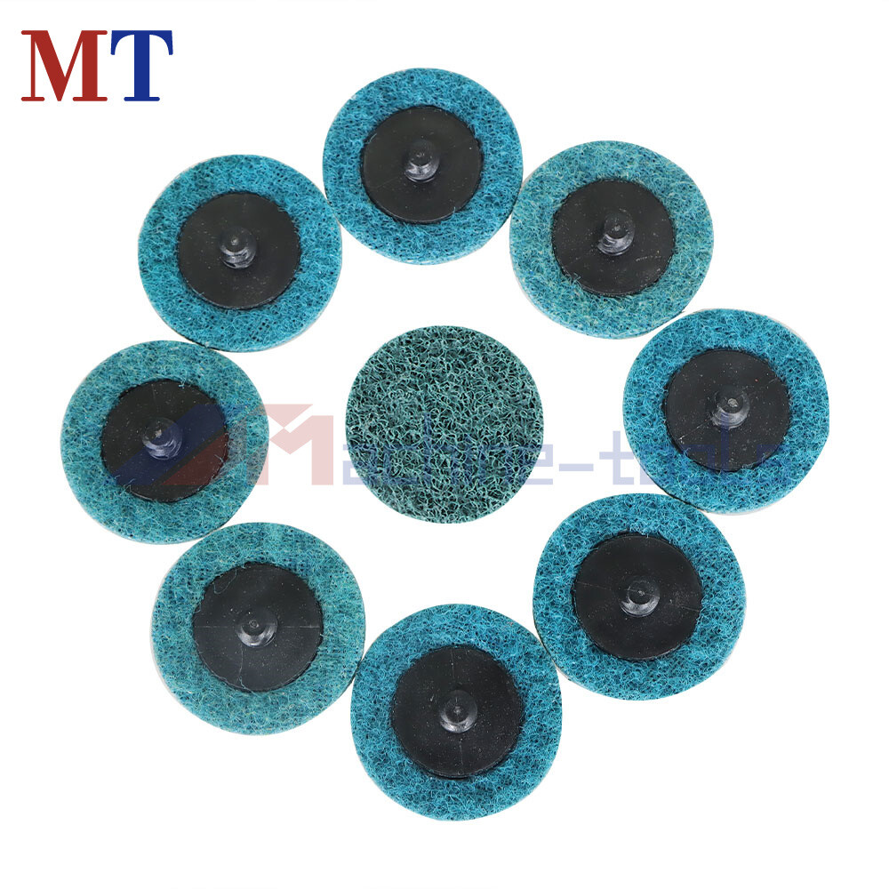 50 Pack 2" Fine Surface Conditioning Discs Roll Lock Die Grinder Sanding Pads