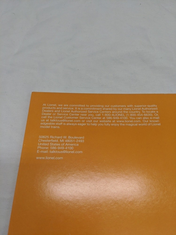 Lionel 2008 Ready To Run Catalog Trains