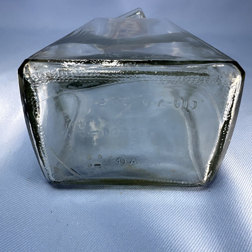 Cuervo 1800 Bottle, Empty, Original Stopper, Clear Decanter.