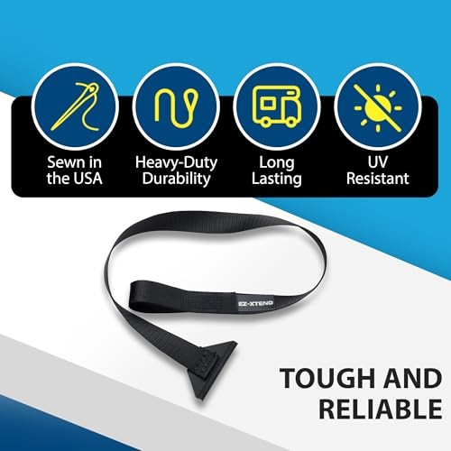 RV Camper Window Awning Pull Strap. Replacement Strap Made with UV 31"