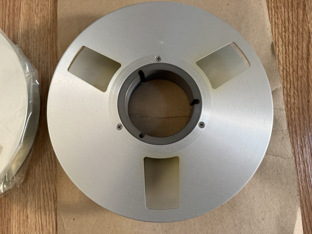 2 EMPTY 1" Videotape Empty Reels 9 3/4"