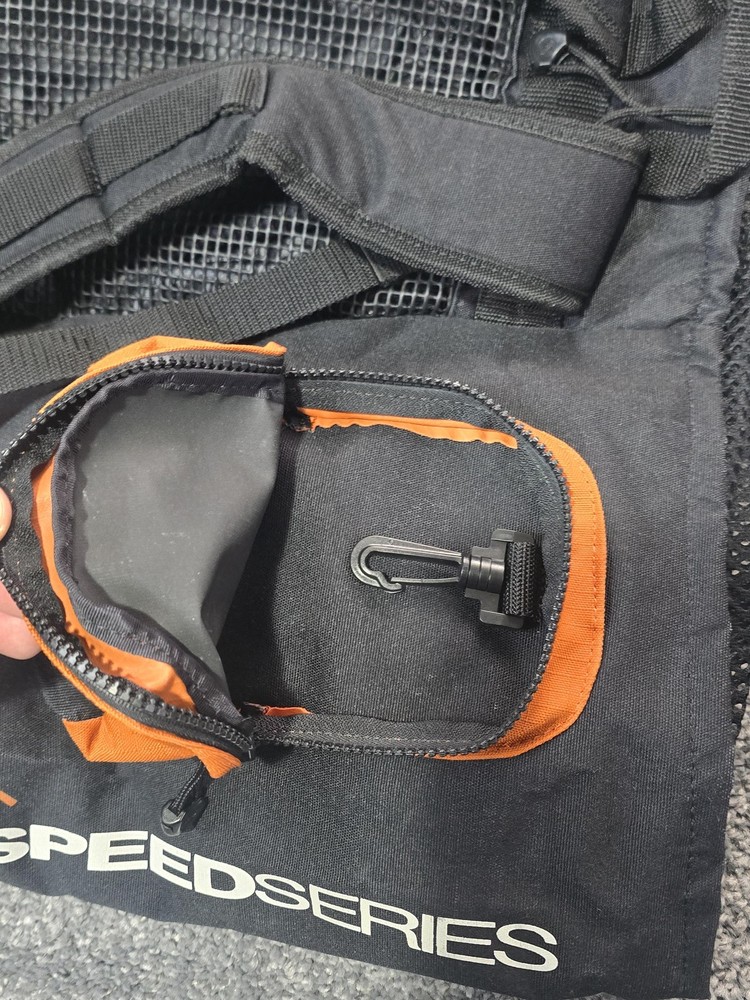Akona BioSpeedSeries Triathlon Transition Drawstring Backpack Large Black Mens