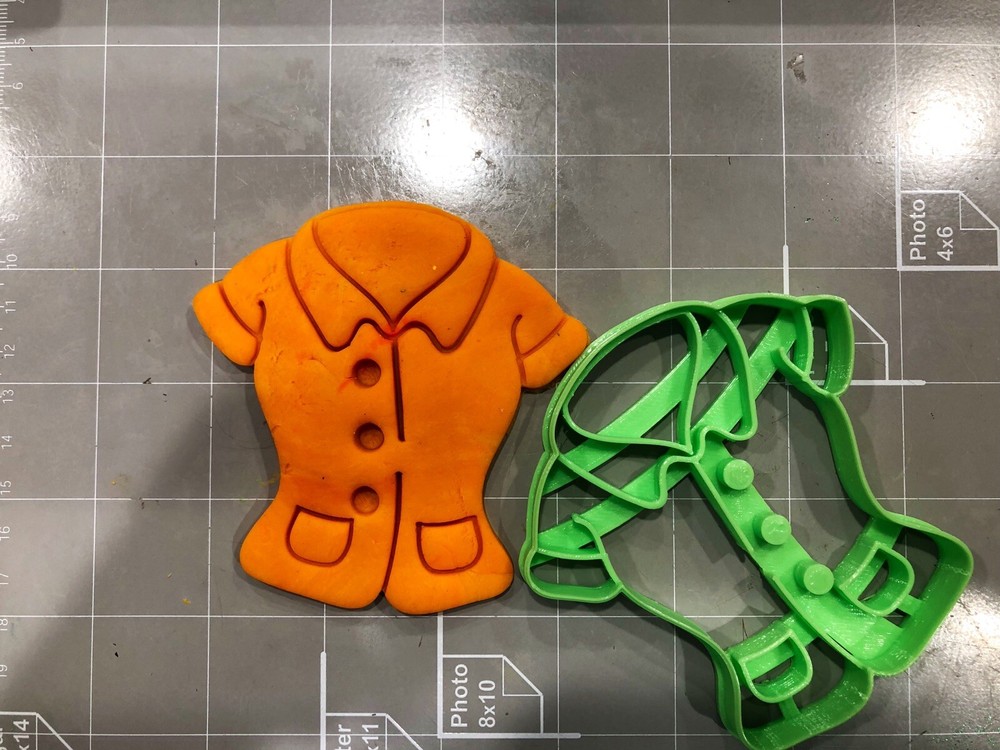 Nurse Coat Cookie Cutter