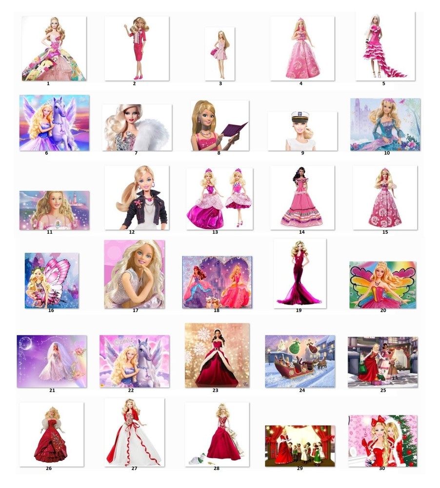 30 Personalized Address Labels Doll (CC 10)