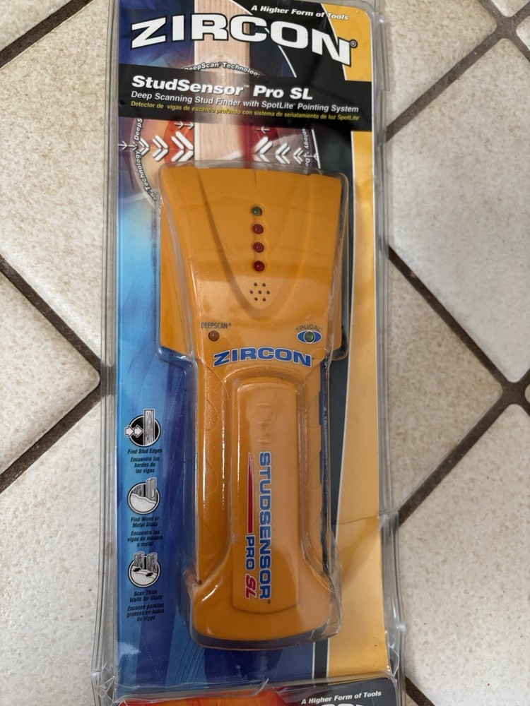 NEW Zircon Stud Sensor Pro SL Stud Finder Edge Finding