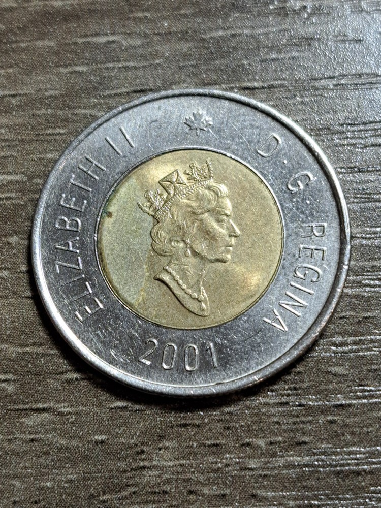2001 CANADA 2 DOLLAR TOONIE