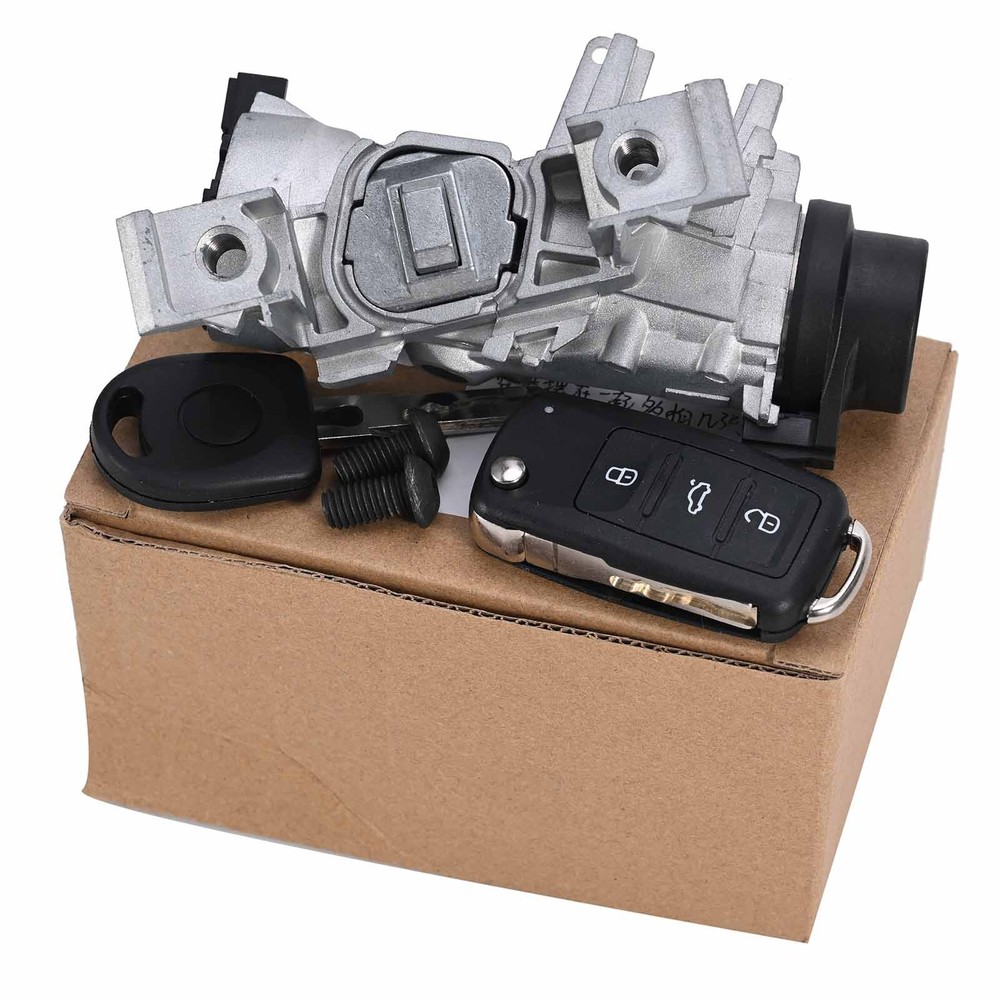 IGNITION SWITCH LOCK ASSEMBLY FOR VW JETTA 2006-2018 W/ REMOTE Control KEY SHELL