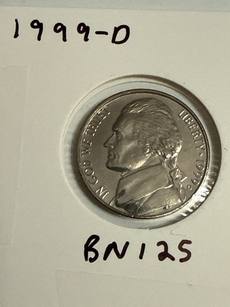 1999-D Jefferson Nickel Unc