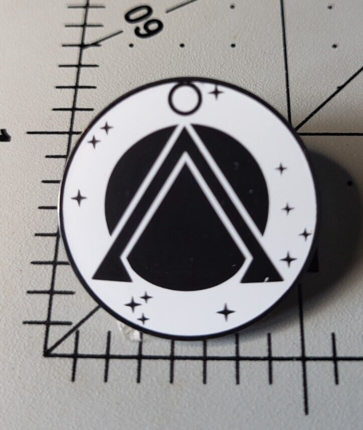 Stargate SG-1 Earth Logo Metal Pin 1 inch