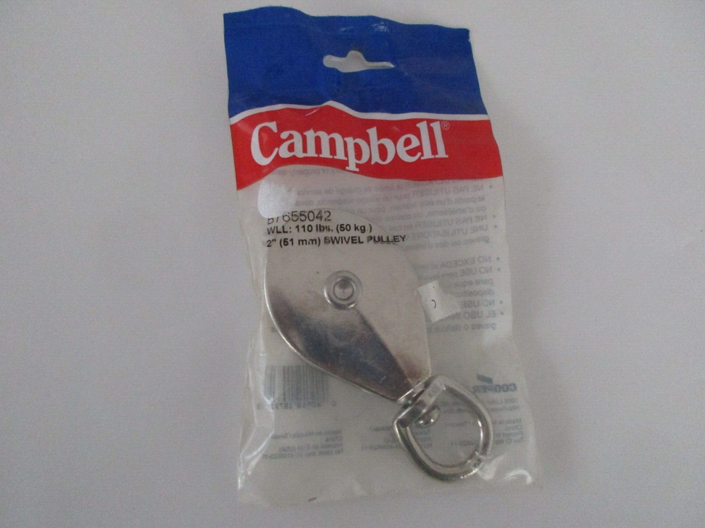 NEW Campbell 2" Swivel Pulley