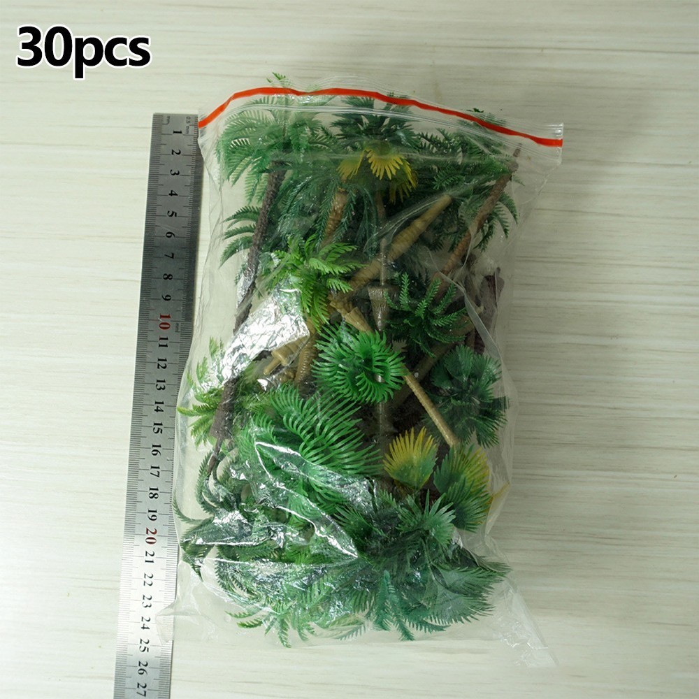 Practical Model Trees Palm 30pcs Coconut Palm DIY Layout Mixed Plastic
