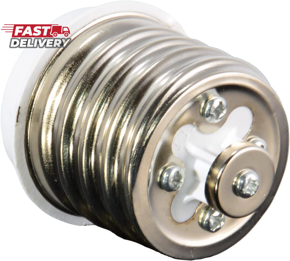 ABI Light Bulb Socket Adapter Mogul Base E39 to Medium E26 Screw Reducer