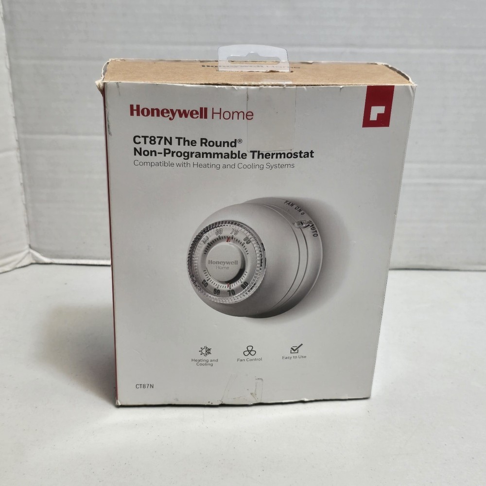 Sealed Honeywell Home CT87N Programmable Thermostat White