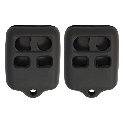Replacement for New Silicone Cover Protective Cases for 4 Button Remote Black