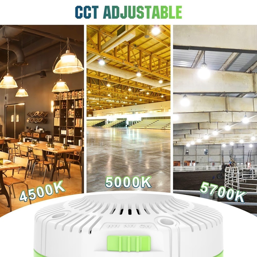 5Pack 100W LED Corn Light Equivalent 400W MH/HPS Warehouse Parking Lot Light E39