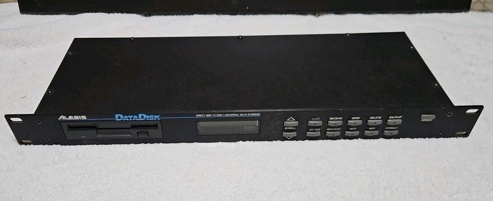 Alesis Datadisk Midi File / Sequence Player Data Backup Unit Only No Cords