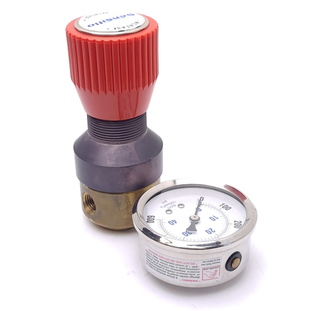 Cashco P12-B1B7-16G0S000A Sensiflo Pressure Regulator, 1/4 NPT, 5-500psi Set