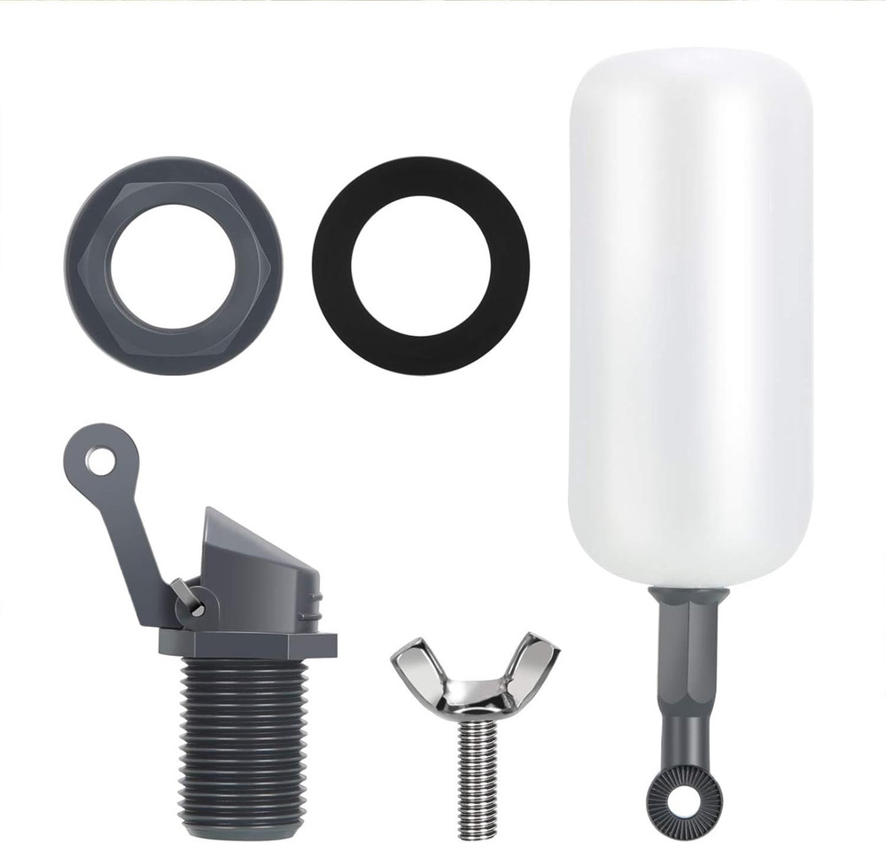 3 Pcs Float Ball Valve, 1/2 Inch Automatic Fill Pool Float Valve with Adjustable