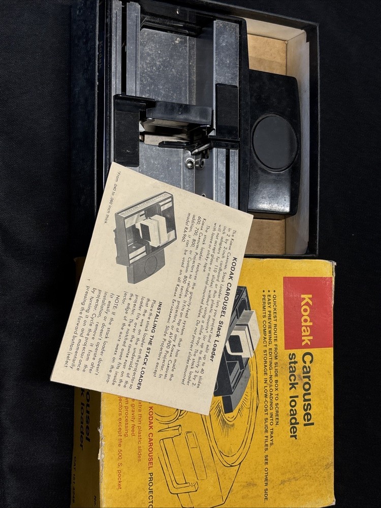 VINTAGE KODAK CAROUSEL STACK LOADER B40 WITH BOX
