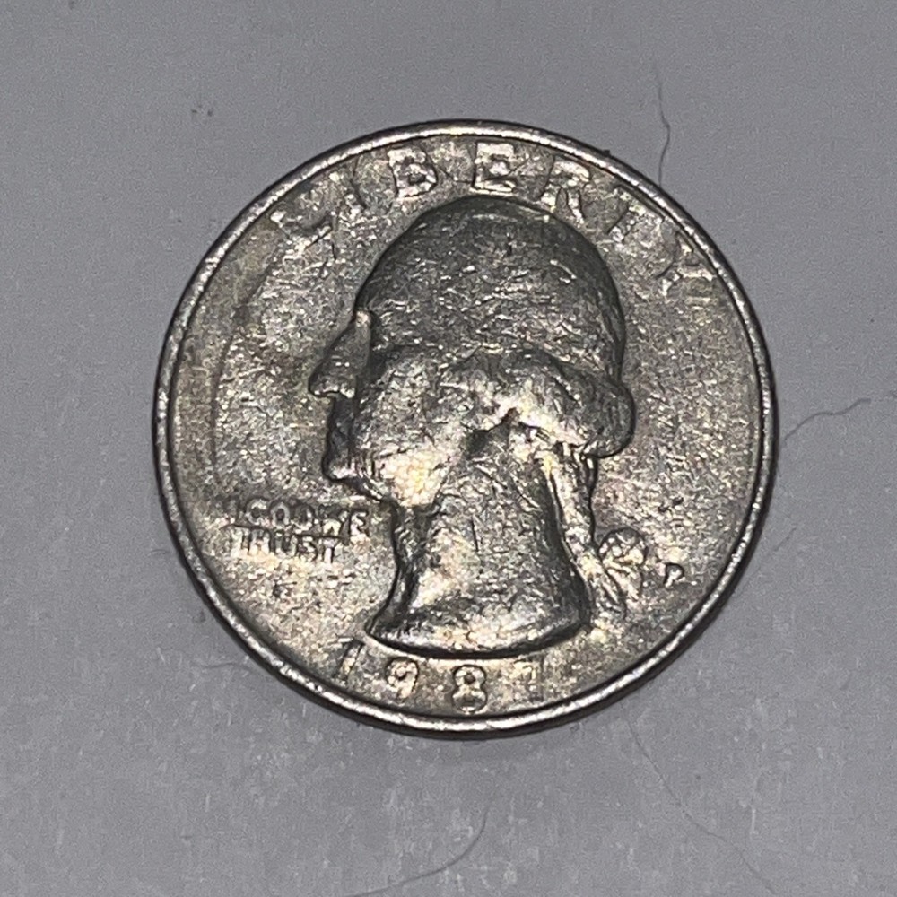 1987 P Mint Quarter Error