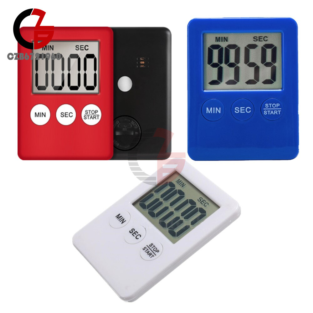 Mini LCD Kitchen Alarm Digital Timer  Cooking Count Up Kitchen Countdown Tools