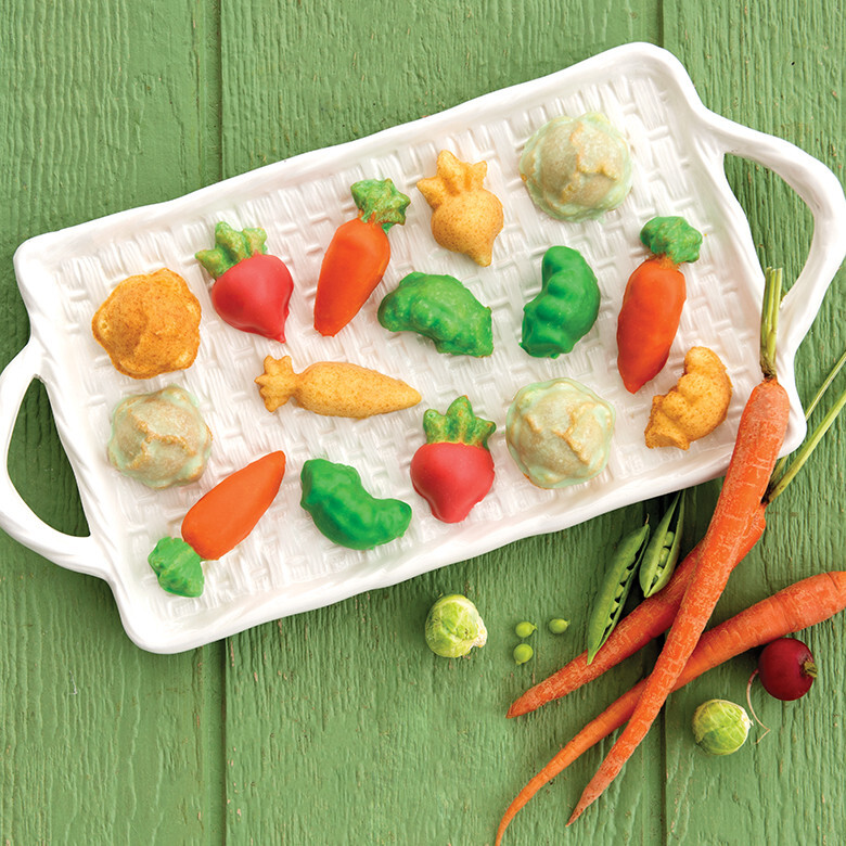 Nordic Ware Garden Patch Veggie Cakelet Pan