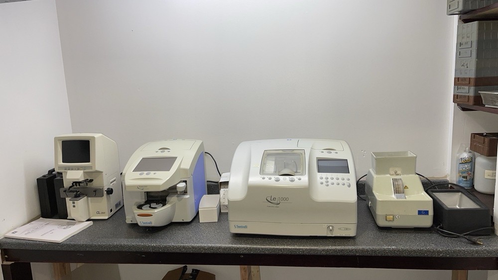 Complete LENS EDGER LAB equipment NIDEK -Santinelli