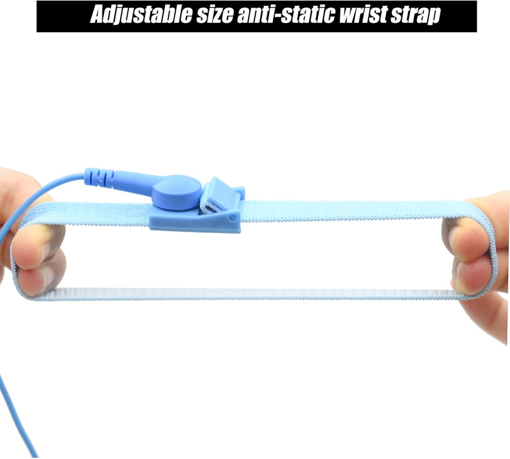 Anti Static Wrist Strap 2 Pack ESD Grounding Band for Electronics