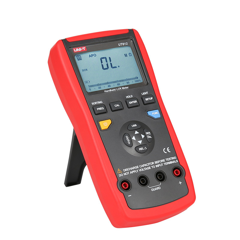 UT612 Inductance Capacitance LCR Meter Ohm Frequency Deviation Ratio Tester
