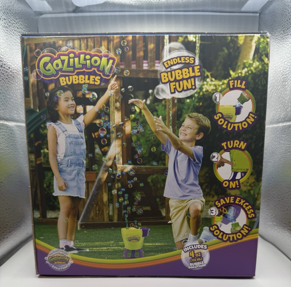 Gazillion Bubbles Tornado Machine Bubble Blaster Ultimate Blower Kids
