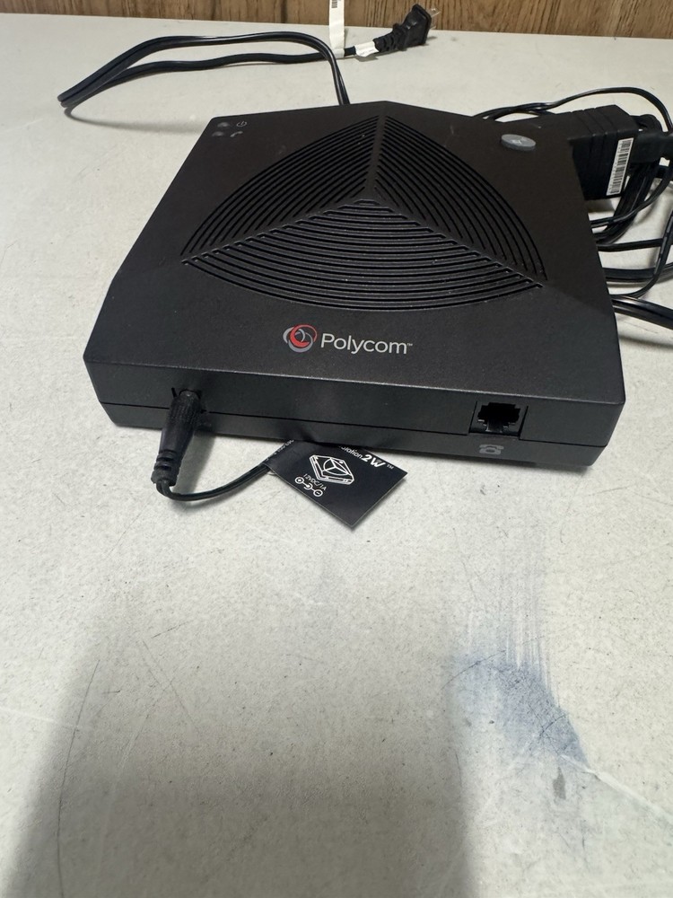 Polycom SoundStation 2W Conference Phone DECT 6.0 w/ Adapter Untested