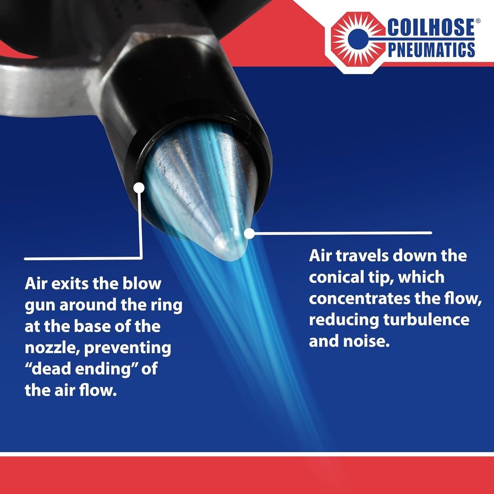 Typhoon Hand Powered Blow Gun with Variable Flow Trigger