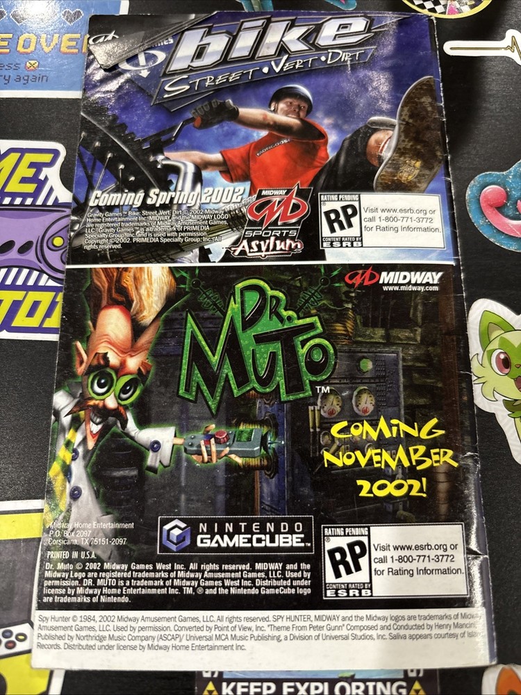 Skyhunter GameCube Manual Only