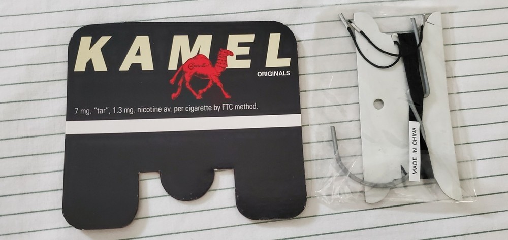 RARE 1996 CAMEL RED KAMEL DANGLER STORE DISPLAY 2 – SIDED DISPLAY NEVER USED