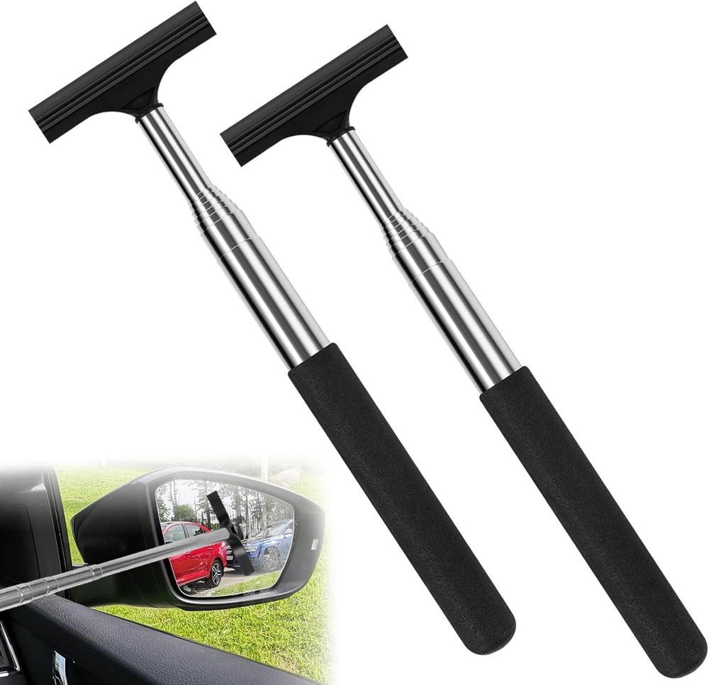 Car Mirror Wiper, Handle Car Side Mirror Squeee, Car Mirror Squeee,