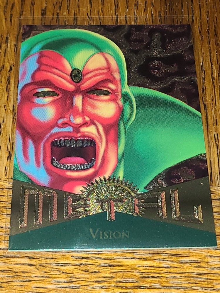 MARVEL COMICS VISION 1995 FLEER METAL #15