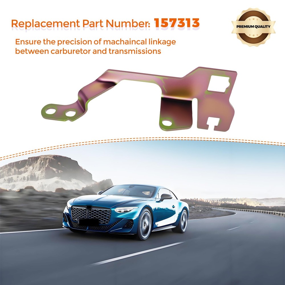Upgraded Throttle & Kickdown Cable Bracket –Compatible with Edelbrock Perform...