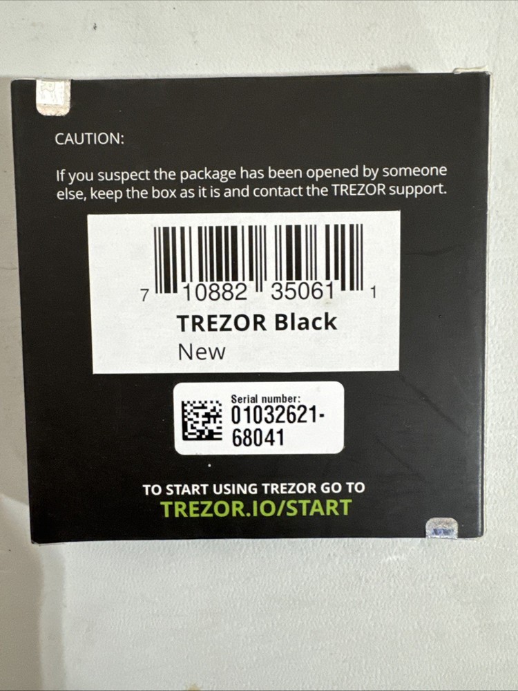 Trezor Hardware Wallet Cryptocurrency
