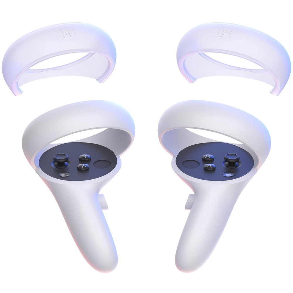 Silicone Controller Cover Compatible with Oculus Meta Quest 2 Controller, Soft S