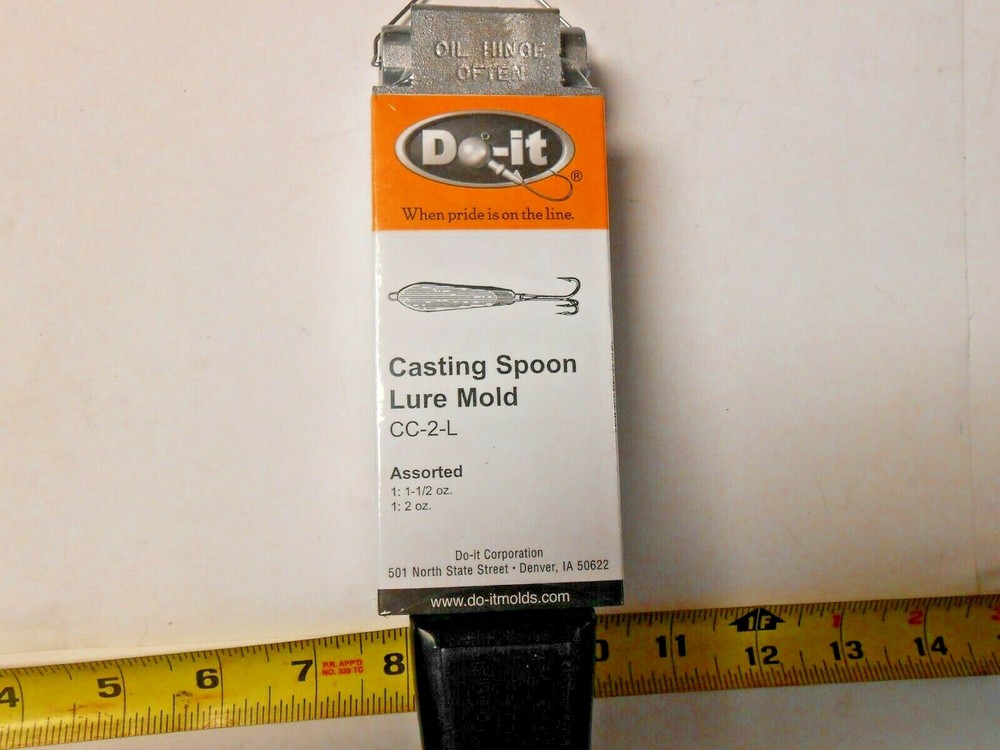 3178 DO-IT Casting Spoon Lure Mold 1-1/2 - 2 oz