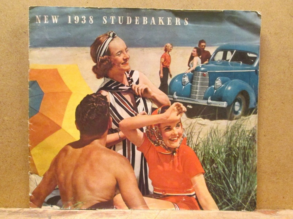 1938 STUDEBAKER Original 24 Page FULL LINE SALES BROCHURE
