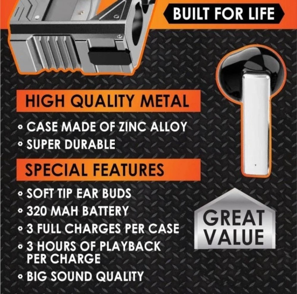 Roughneck Wireless Earbuds